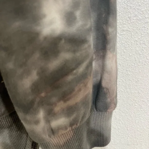 Young fabulous and broke mini zip, turtle neck, tie-dye, long sleeve dress SzM - Picture 16 of 16